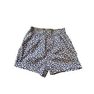 J.Crew Navy Daisy Print Boxer Shorts XS NWOT
